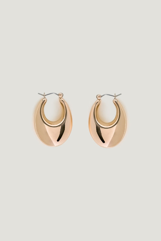Dynamite Elongated Chunky Drop Earrings Yellow