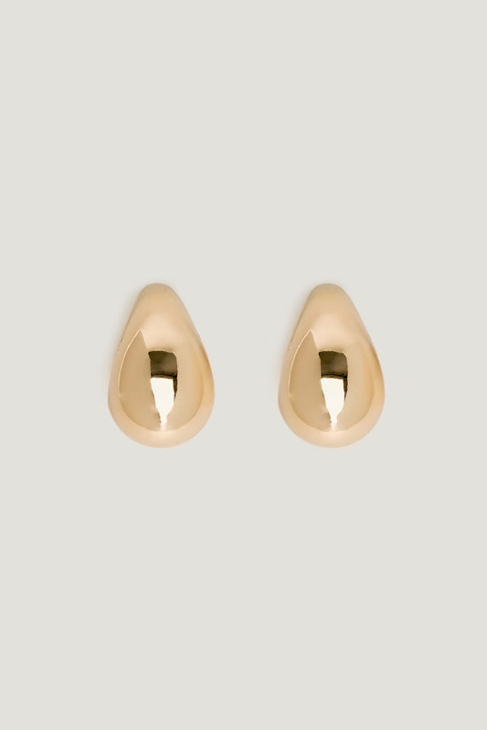 Dynamite Mini Loop Teardrop Earrings Yellow