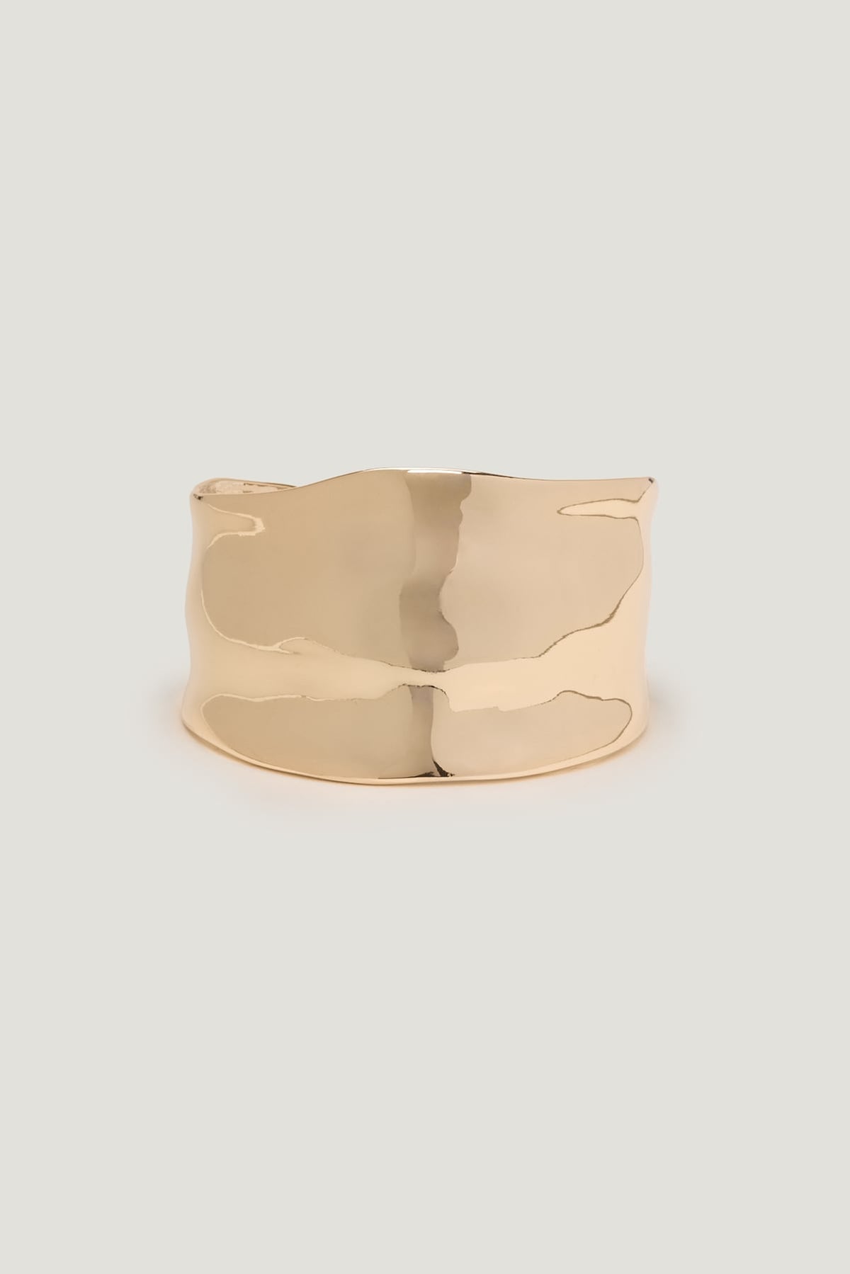 Dynamite Warped Cuff Bracelet YELLOW
