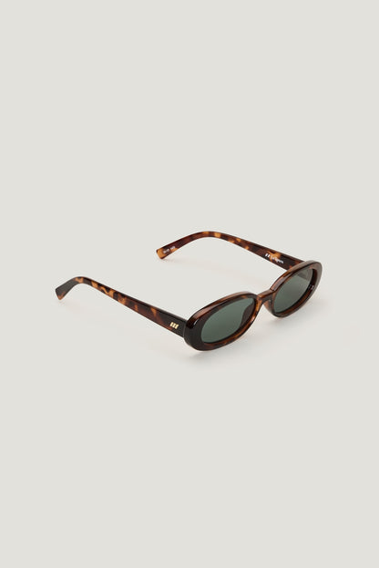 Dynamite LE SPECS | Outta Love Oval Sunglasses Brown