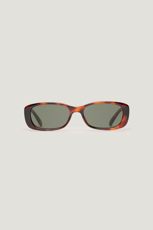 Dynamite LE SPECS | Unreal Rectangular Sunglasses Brown