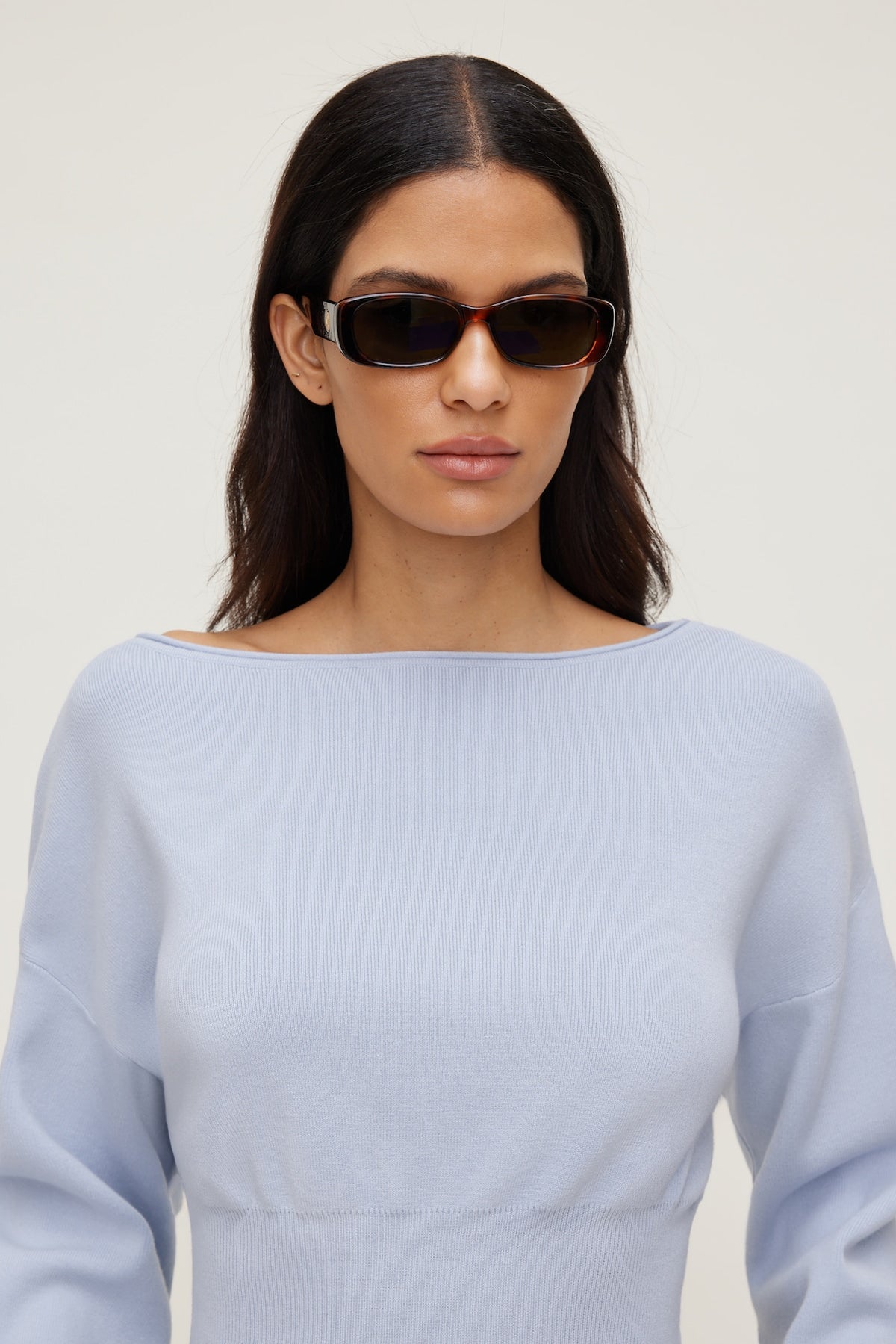 Dynamite LE SPECS | Unreal Rectangular Sunglasses Brown