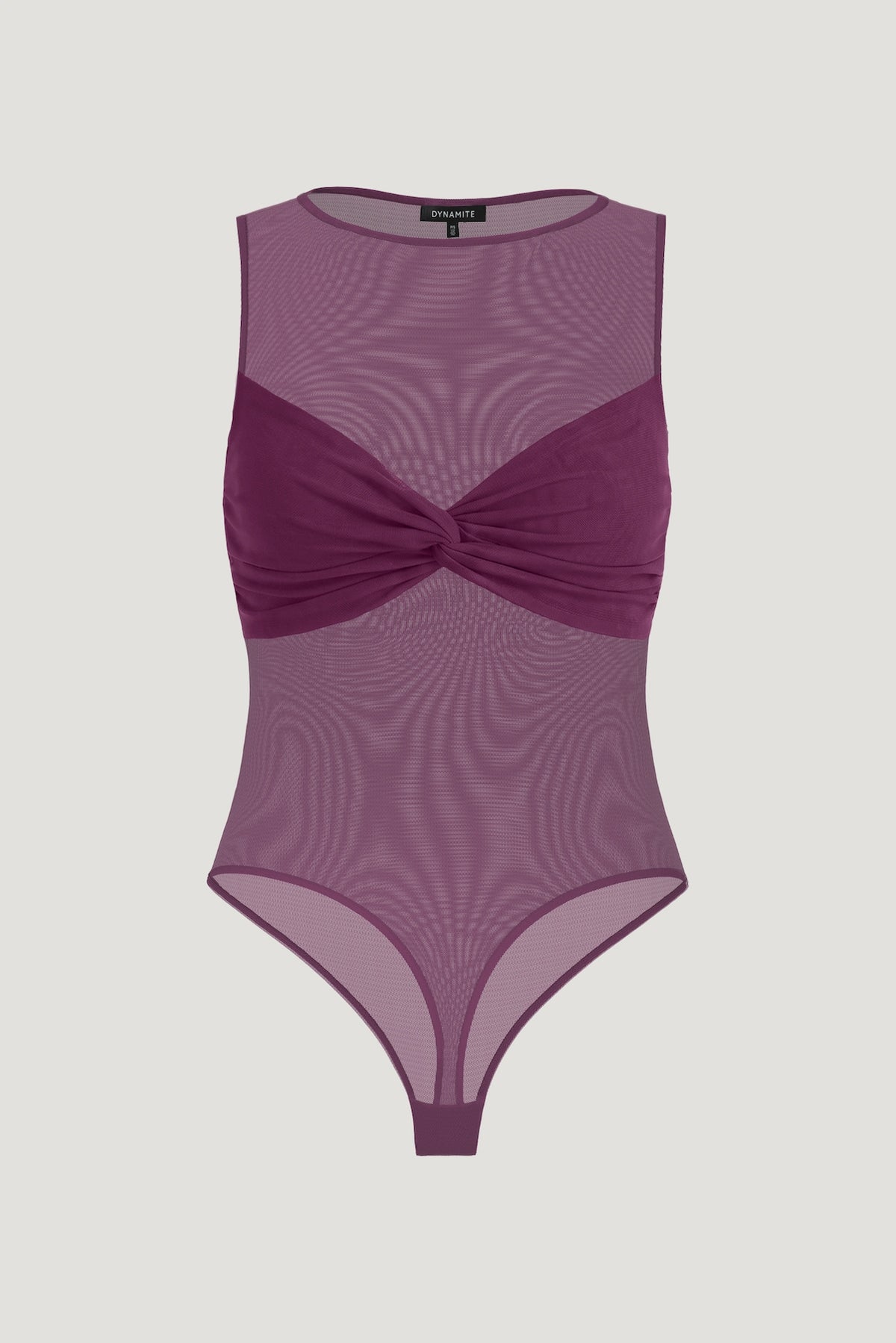 Dynamite Kai Sheer Mesh Bodysuit PURPLE