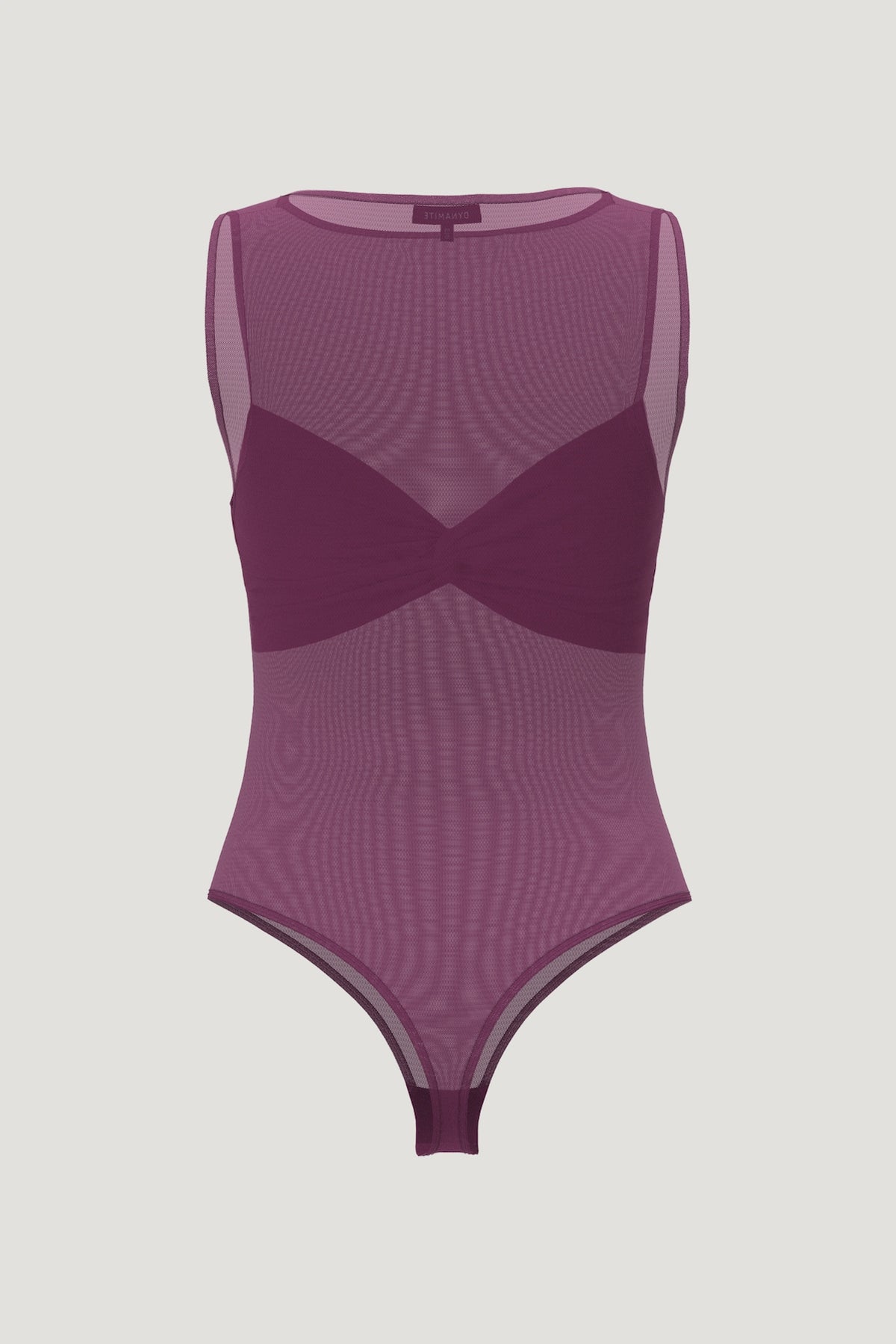 Dynamite Kai Sheer Mesh Bodysuit PURPLE