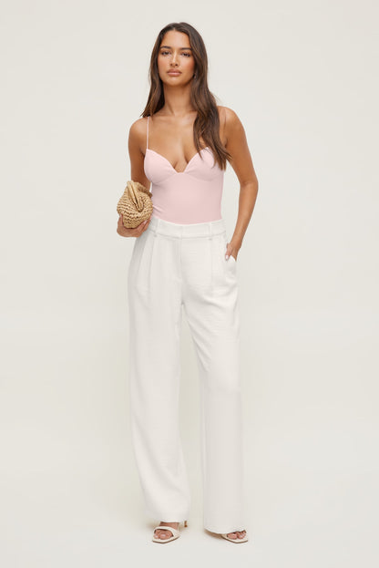 Dynamite Sculpt Bustier Bodysuit Pink