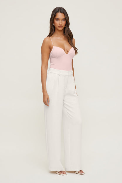 Dynamite Sculpt Bustier Bodysuit Pink