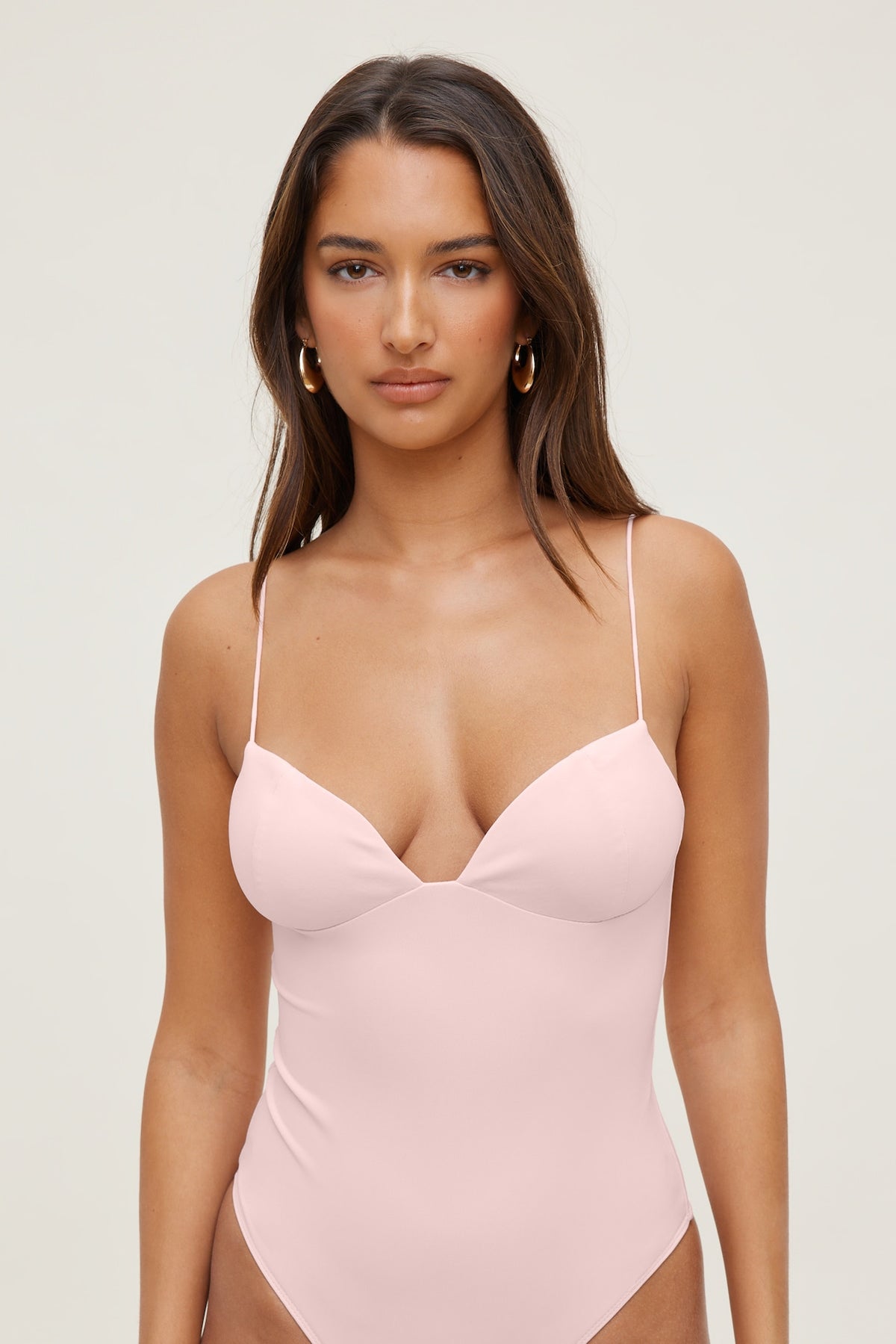Dynamite Sculpt Bustier Bodysuit Pink
