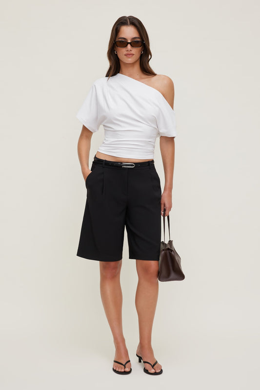 Dynamite Mid Rise Bermuda Shorts Black