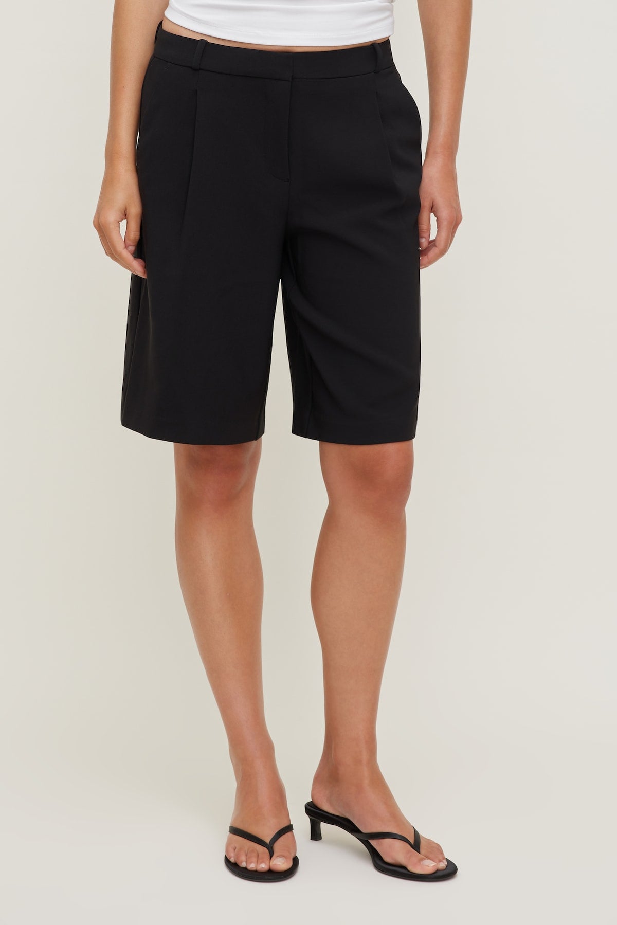 Dynamite Mid Rise Bermuda Shorts Black