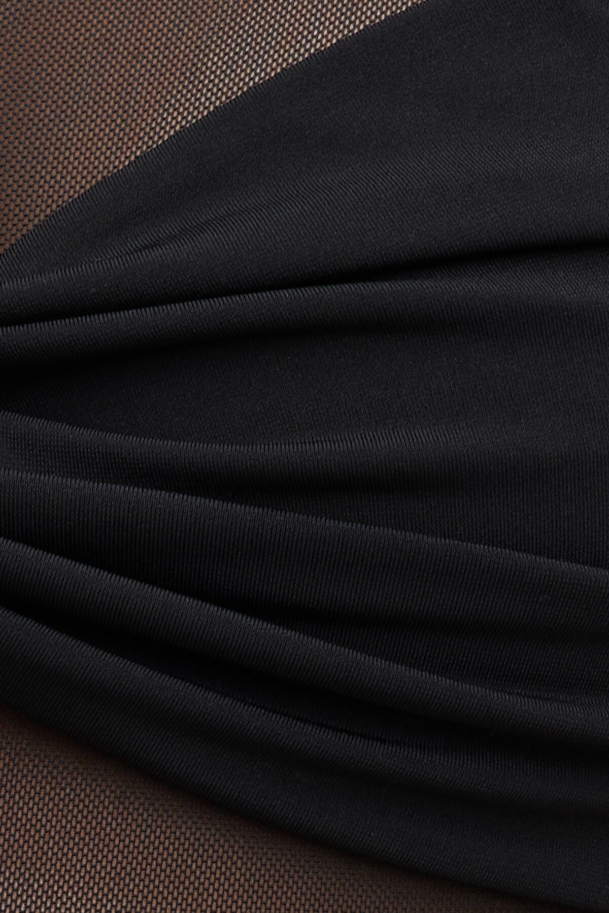 Dynamite Kai Sheer Mesh Bodysuit Black