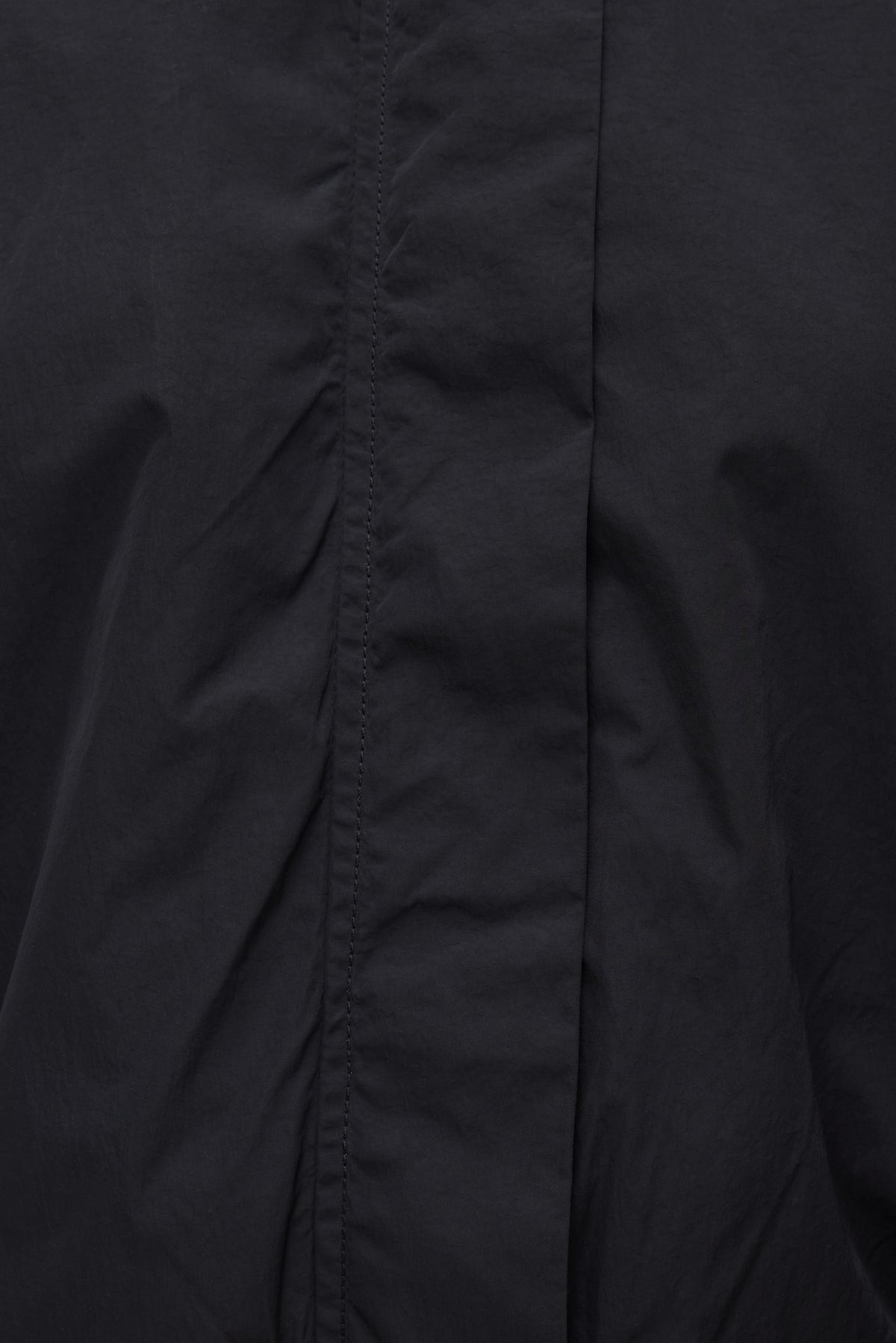 Dynamite High Neck Drawstring Jacket Black