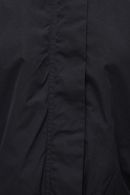 Dynamite High Neck Drawstring Jacket Black