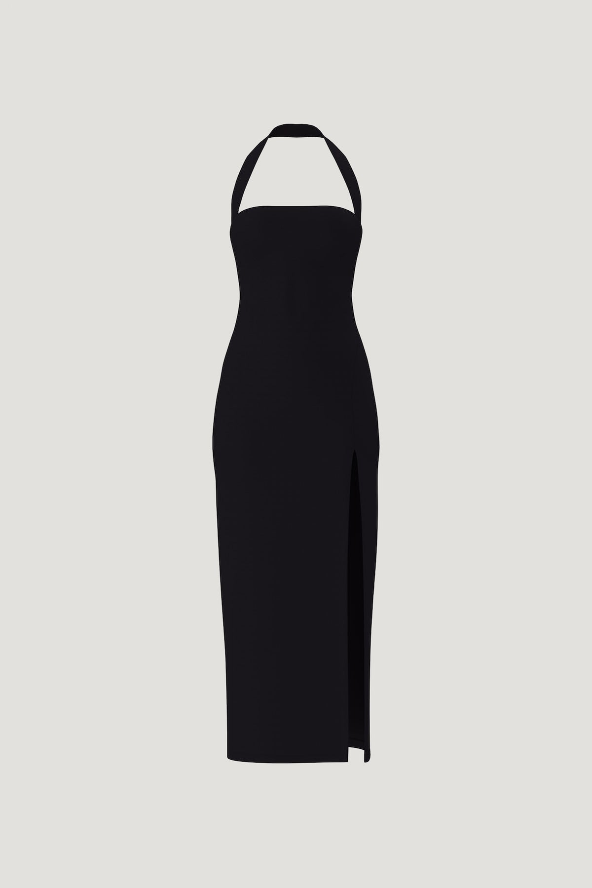 Dynamite Miya Ponte Maxi Dress Black
