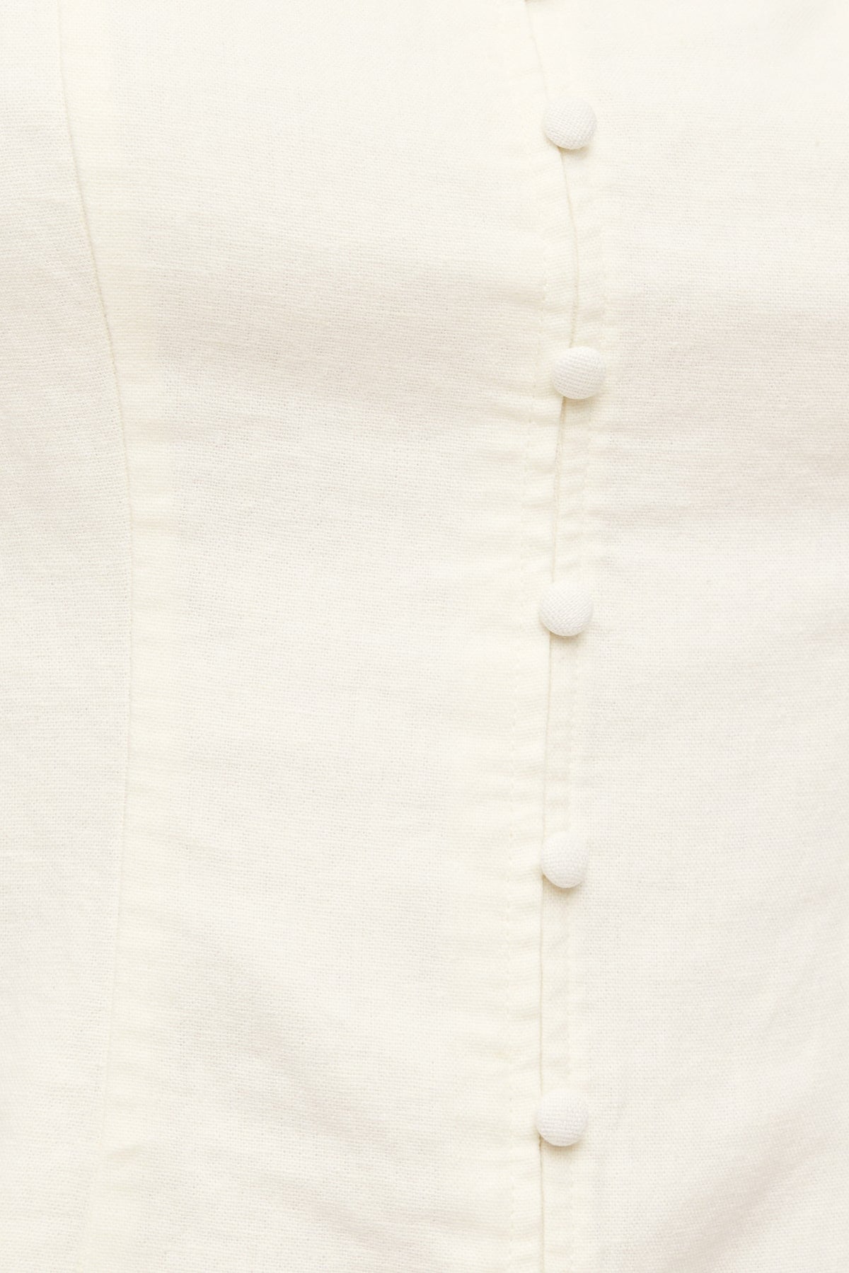 Dynamite Linen Tank Top White