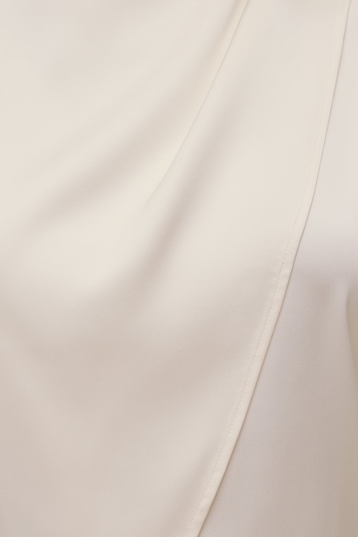 Dynamite Ella Layered Satin Blouse Beige