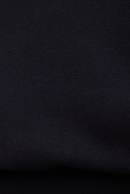 Dynamite Cinched Boat Neck Sweater Black