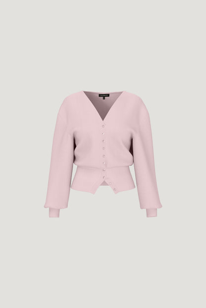 Dynamite V Neck Cardigan Pink
