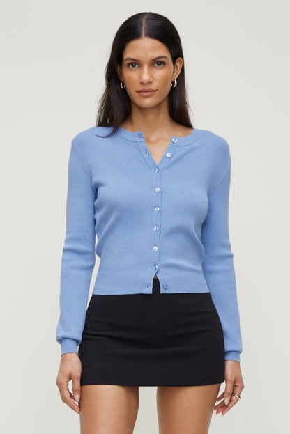 Dynamite Rebecca Crewneck Cardigan