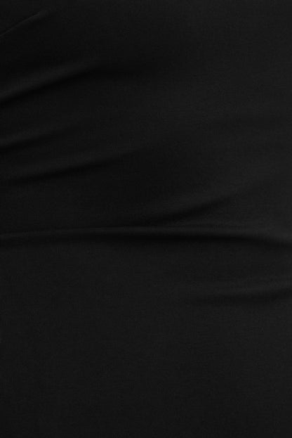Dynamite Izzy Wide Leg Satin Pants BLACK