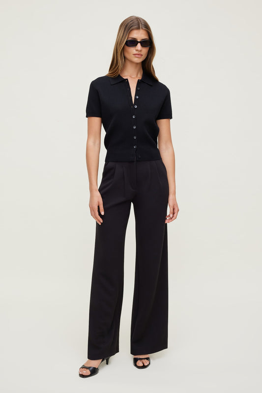 Dynamite Alex Anywear Wide Leg Pants Black