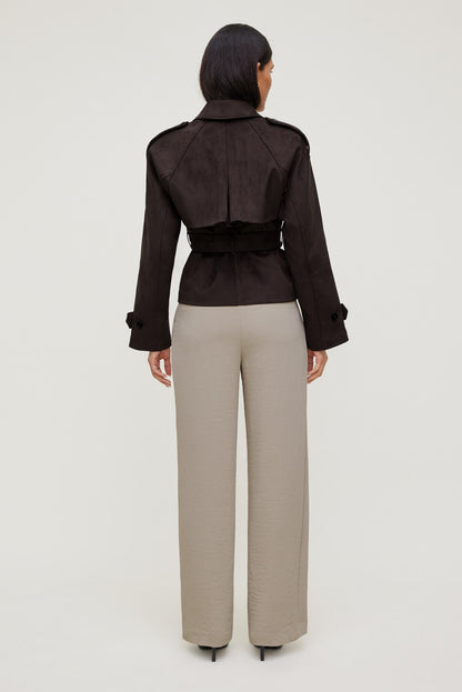 Dynamite Alex Airflow Wide Leg Pants Beige