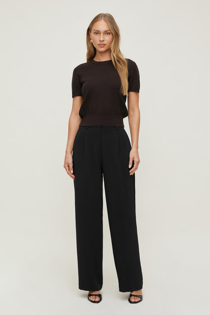 Dynamite Alex Airflow Wide Leg Pants Black