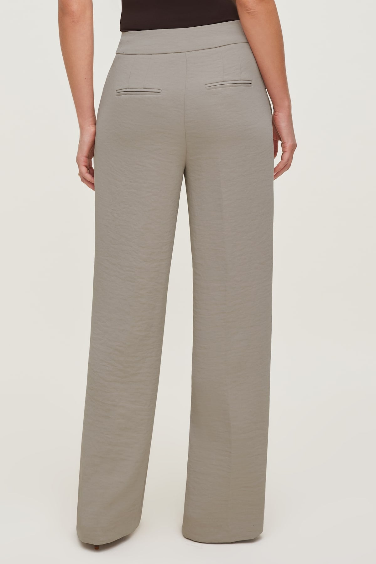 Dynamite Yasmin Airflow Straight Leg Pants Beige