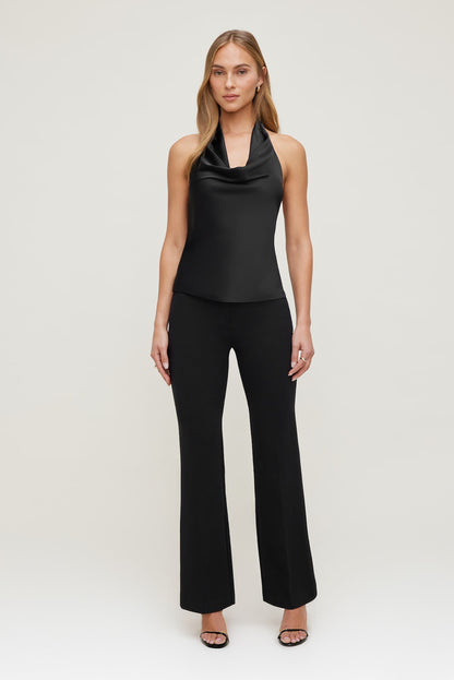 Dynamite Frankie Tailored Slim Bootcut Pants Black