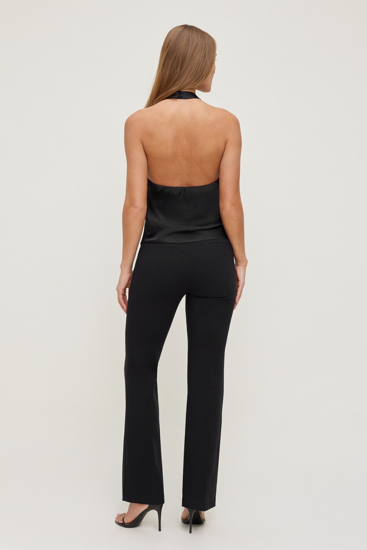 Dynamite Frankie Tailored Slim Bootcut Pants Black