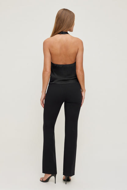 Dynamite Frankie Tailored Slim Bootcut Pants Black