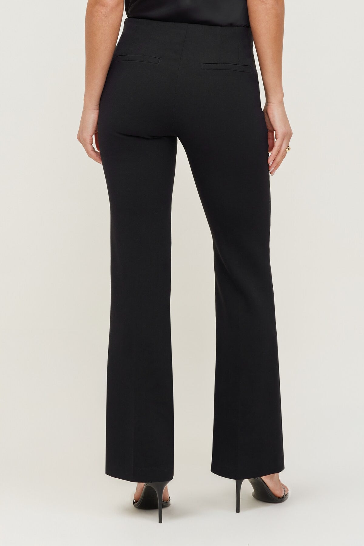 Dynamite Frankie Tailored Slim Bootcut Pants Black