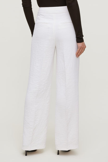 Dynamite Yasmin Airflow Straight Leg Pants White