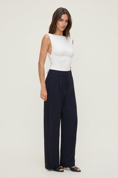 Dynamite Alex Airflow Wide Leg Pants Navy