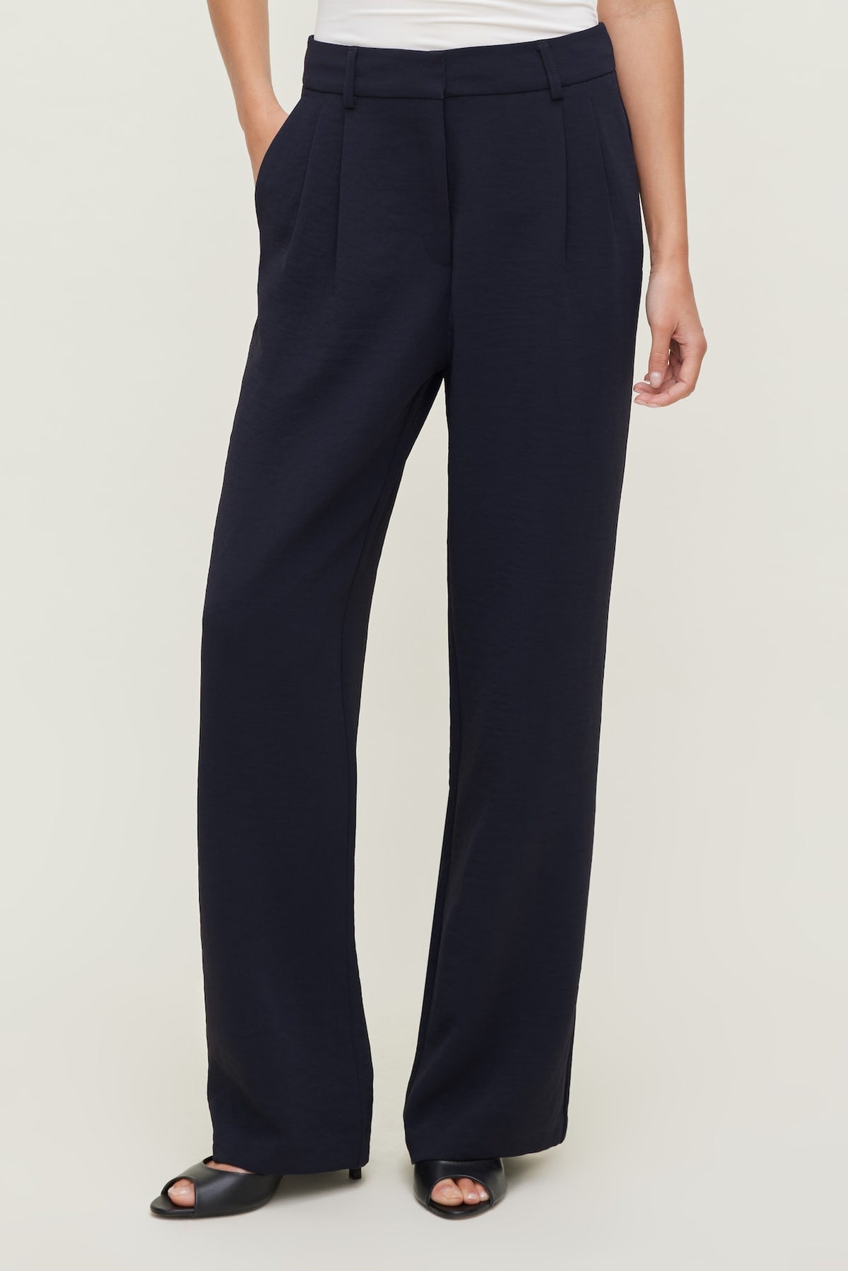 Dynamite Alex Airflow Wide Leg Pants Navy