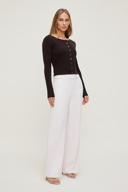 Dynamite Yasmin Airflow Straight Leg Pants Beige