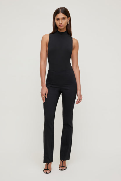 Dynamite High Rise Slim Bootcut Pants Black