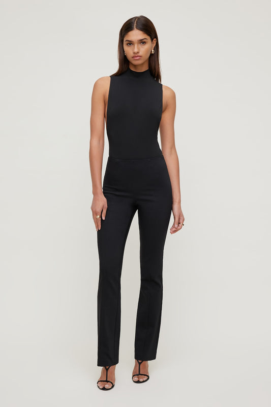 Dynamite High Rise Slim Bootcut Pants Black