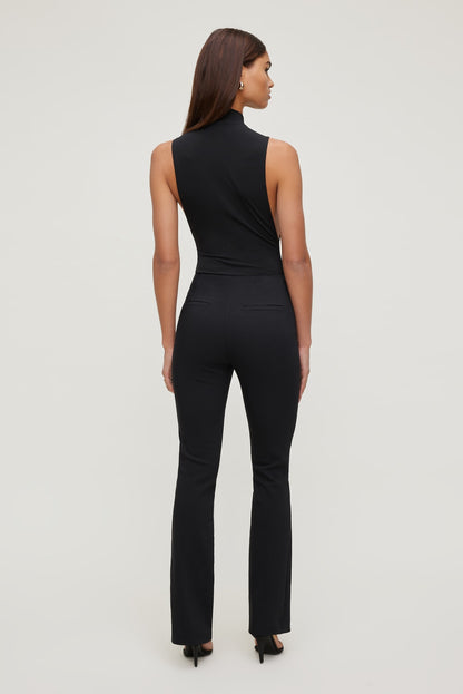 Dynamite High Rise Slim Bootcut Pants Black