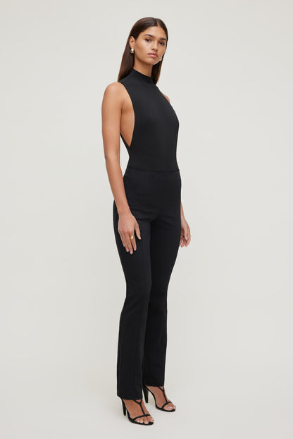 Dynamite High Rise Slim Bootcut Pants Black