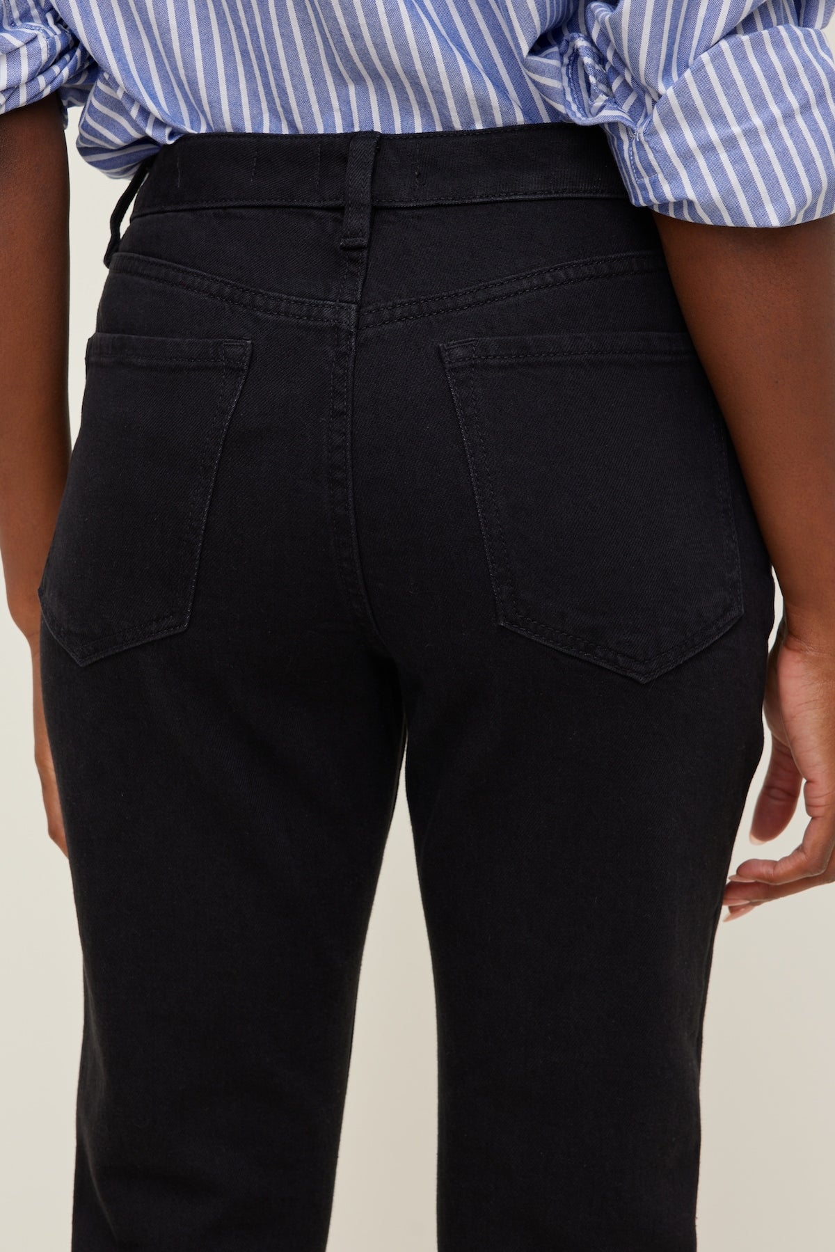Dynamite Stretch High Rise Slim Capri Jeans Blue