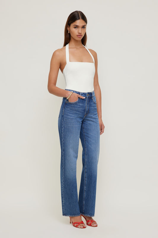Dynamite Heidi High Rise Wide Leg Jeans Blue