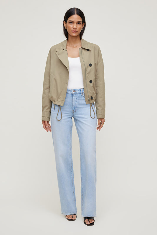 Dynamite Heidi High Rise Wide Leg Jeans Blue