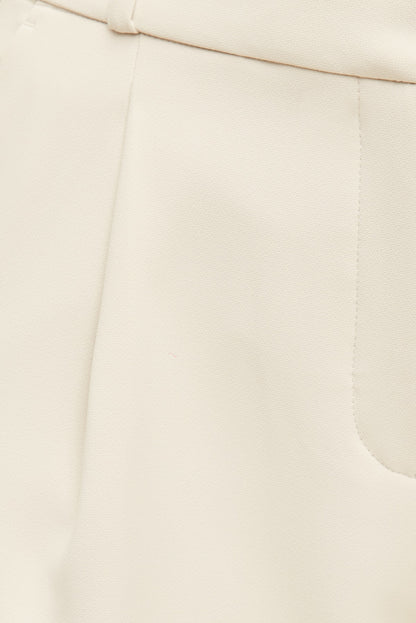 Dynamite Mid Rise Bermuda Shorts Beige