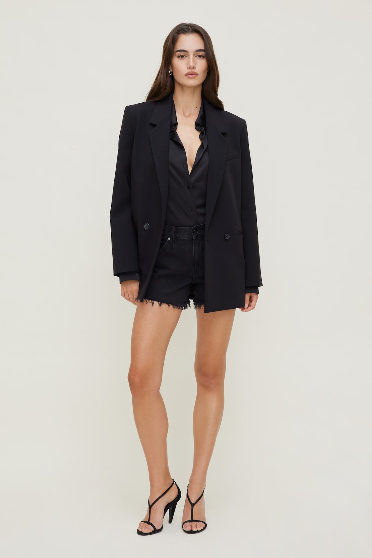 Dynamite Noa Oversized Blazer Black