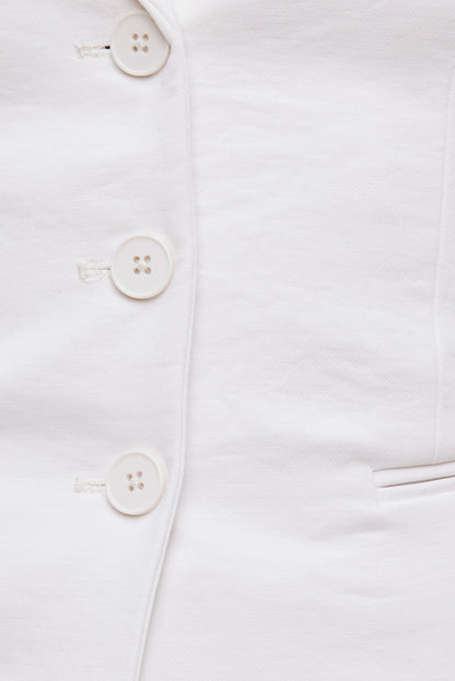 Dynamite Halter Vest White
