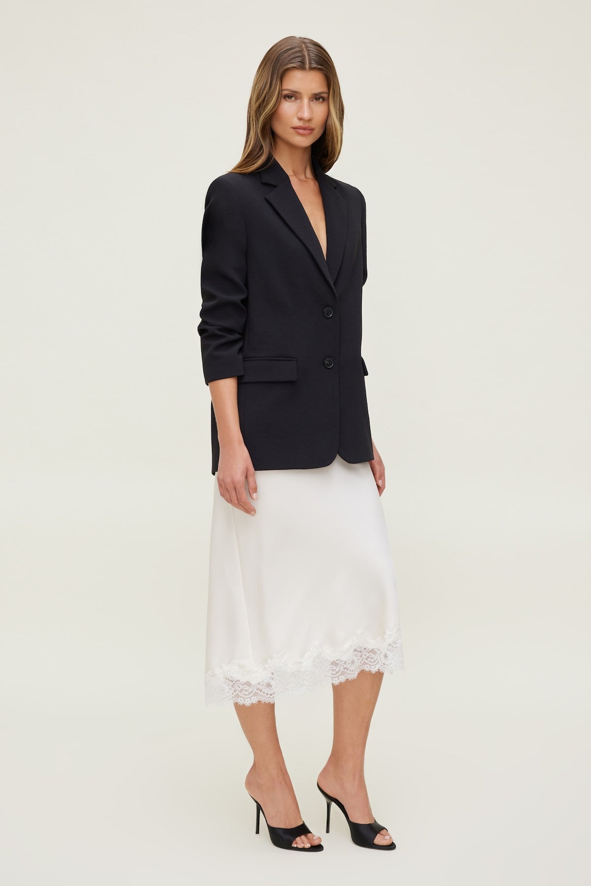 Dynamite Airflow Relaxed Blazer Black