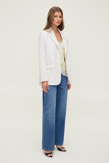 Dynamite Airflow Relaxed Blazer Beige