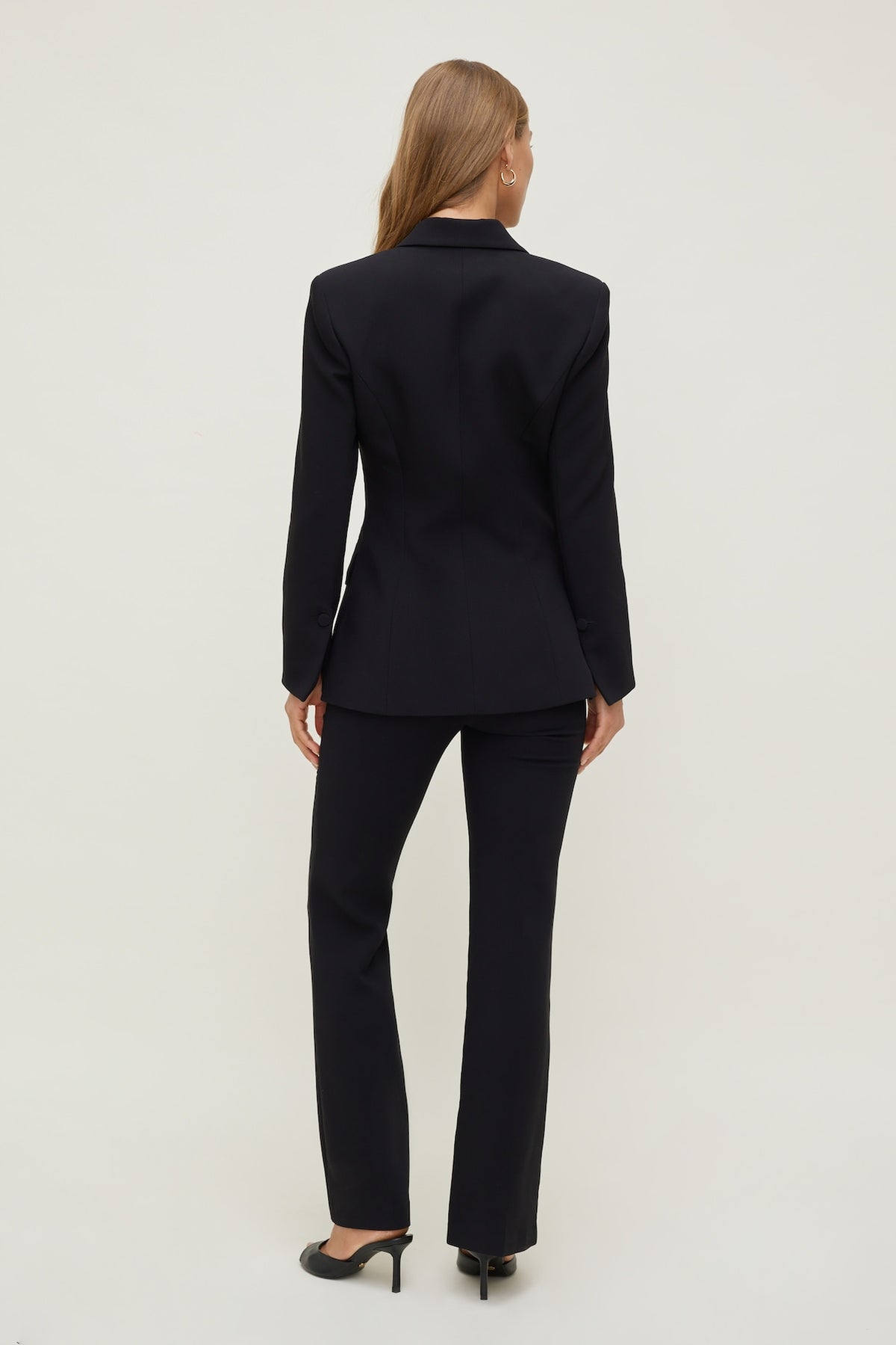 Dynamite Anna Cinched Blazer BLACK