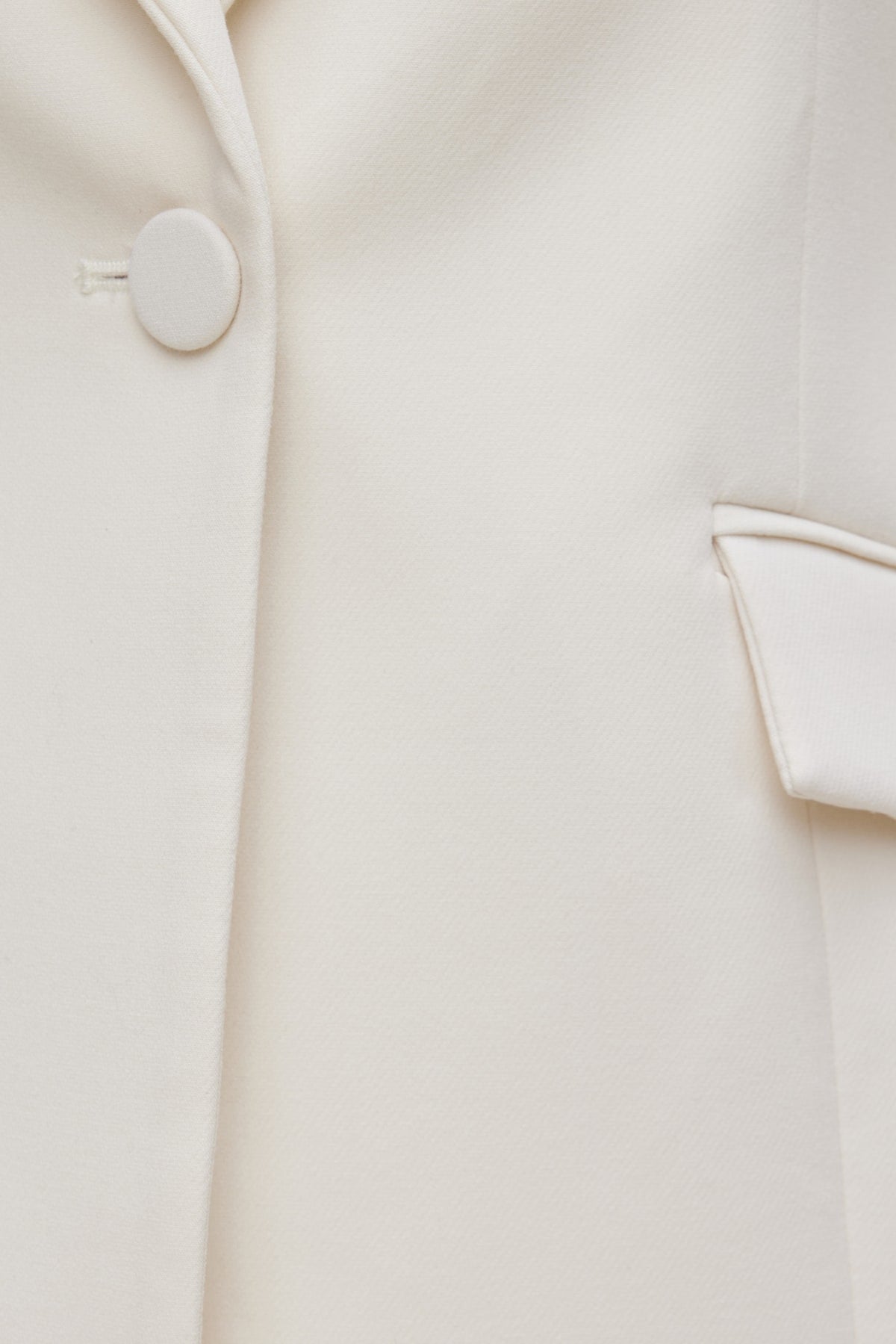 Dynamite Anna Cinched Blazer Beige