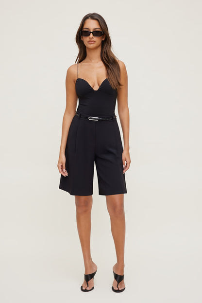 Dynamite Sculpt Bustier Bodysuit Black